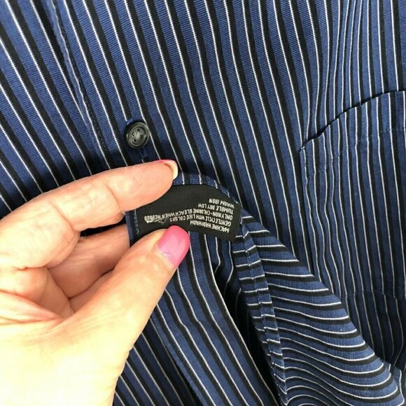 ALFANI Striped Dress Shirt - Picture 4 of 6